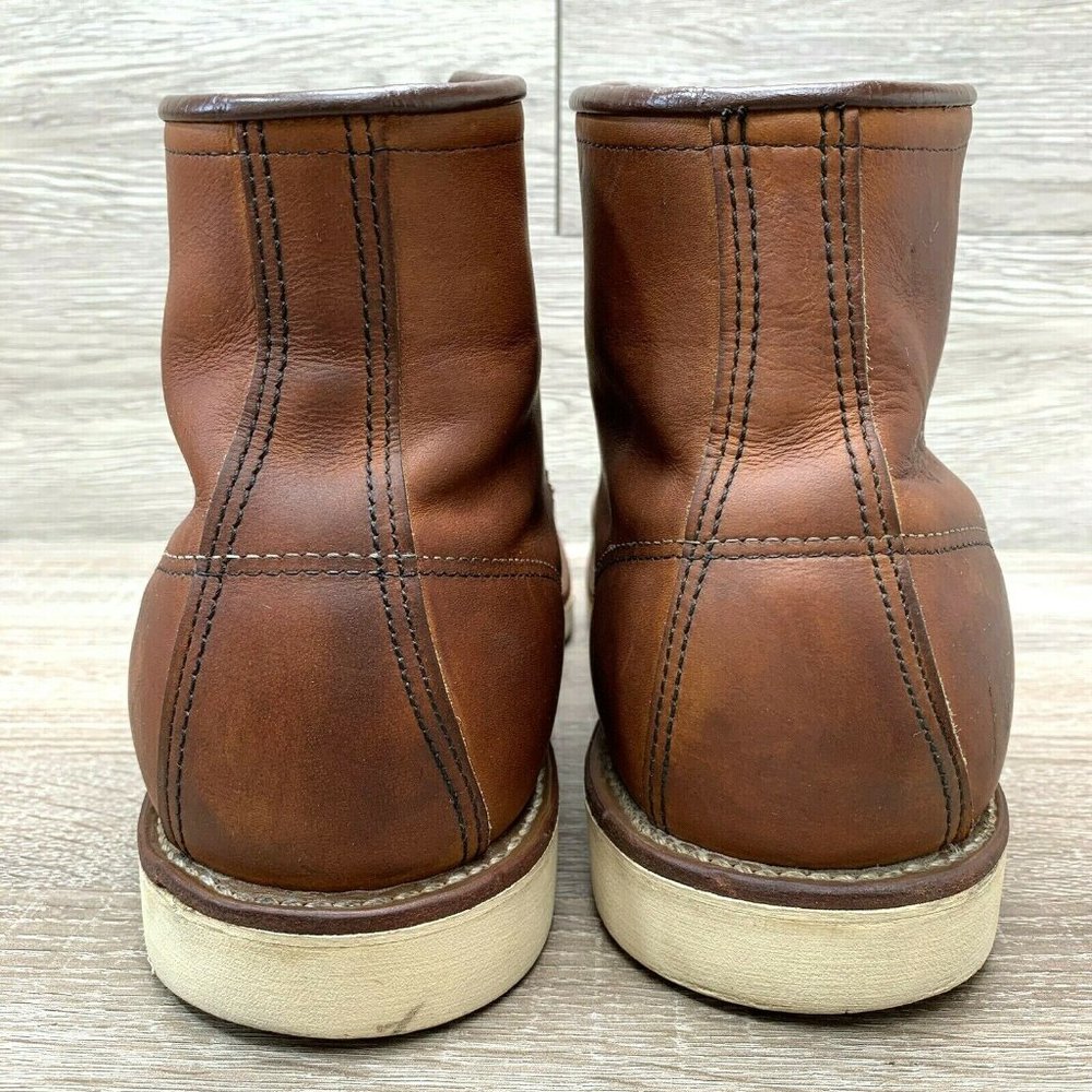 Red Wing Men's 875 Classic Moc Toe Work Boot Oro-Legacy Brown Leather Size 15 D - Picture 6 of 12